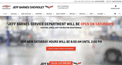 Desktop Screenshot of jeffbarneschevrolet.com